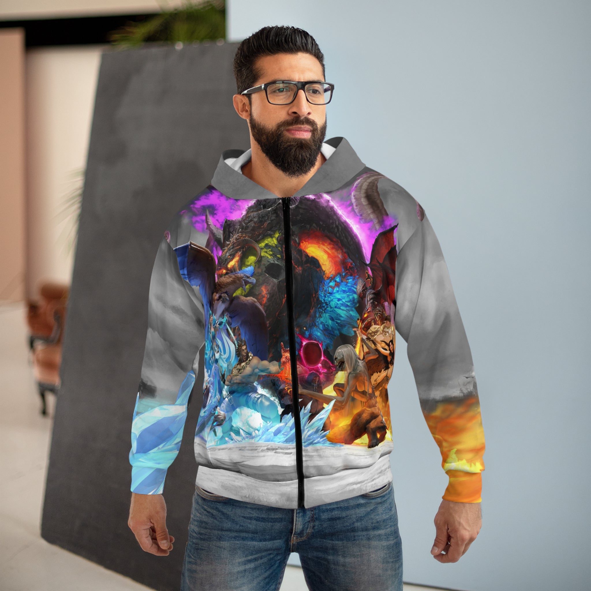 TimeStrike: Unisex Zip Hoodie