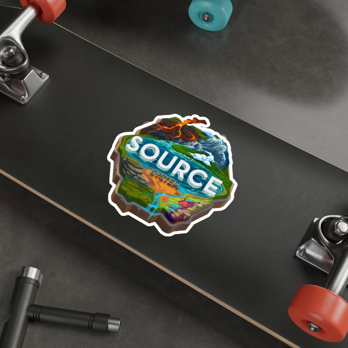 SOURCE Die-Cut Stickers