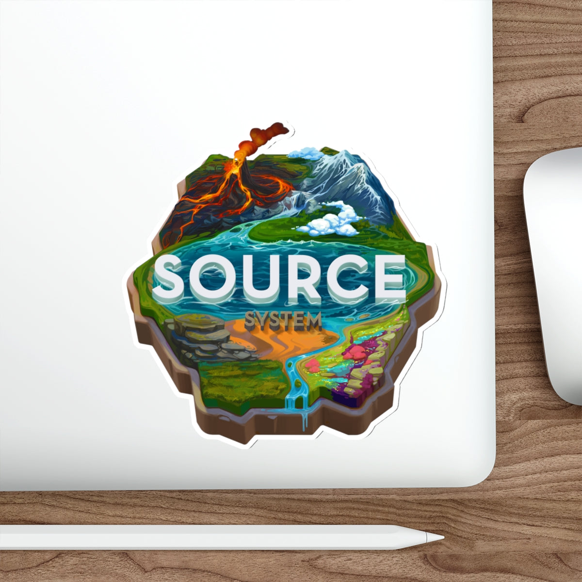 SOURCE Die-Cut Stickers