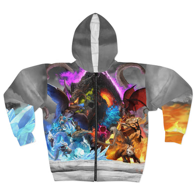 TimeStrike: Unisex Zip Hoodie